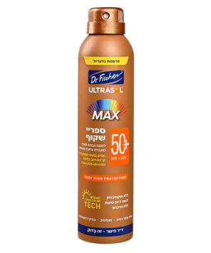 אולטרסול Max ספריי שקוף SPF50 פלוס 200 מילילילטר